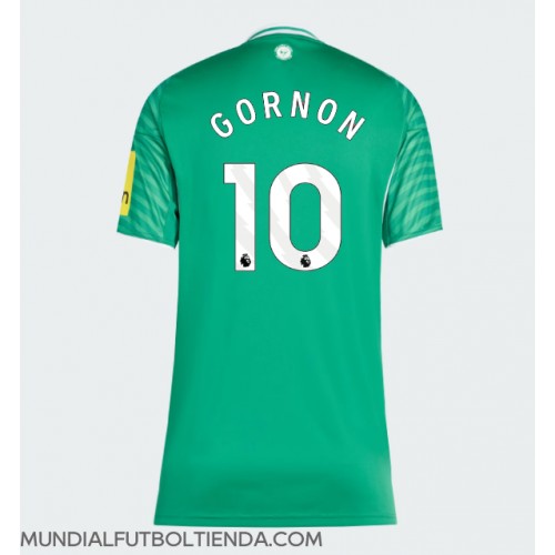 Camiseta Newcastle United Anthony Gordon #10 Segunda Equipación Replica 2025-26 para mujer mangas cortas